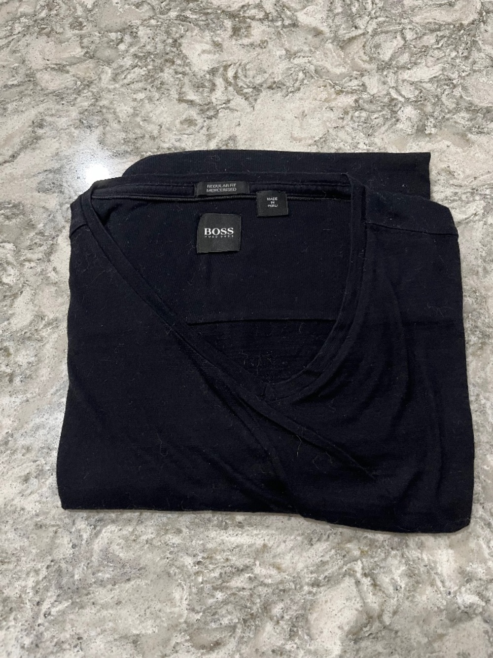 Hugo Boss Short Sleeved Tee. V Neck
